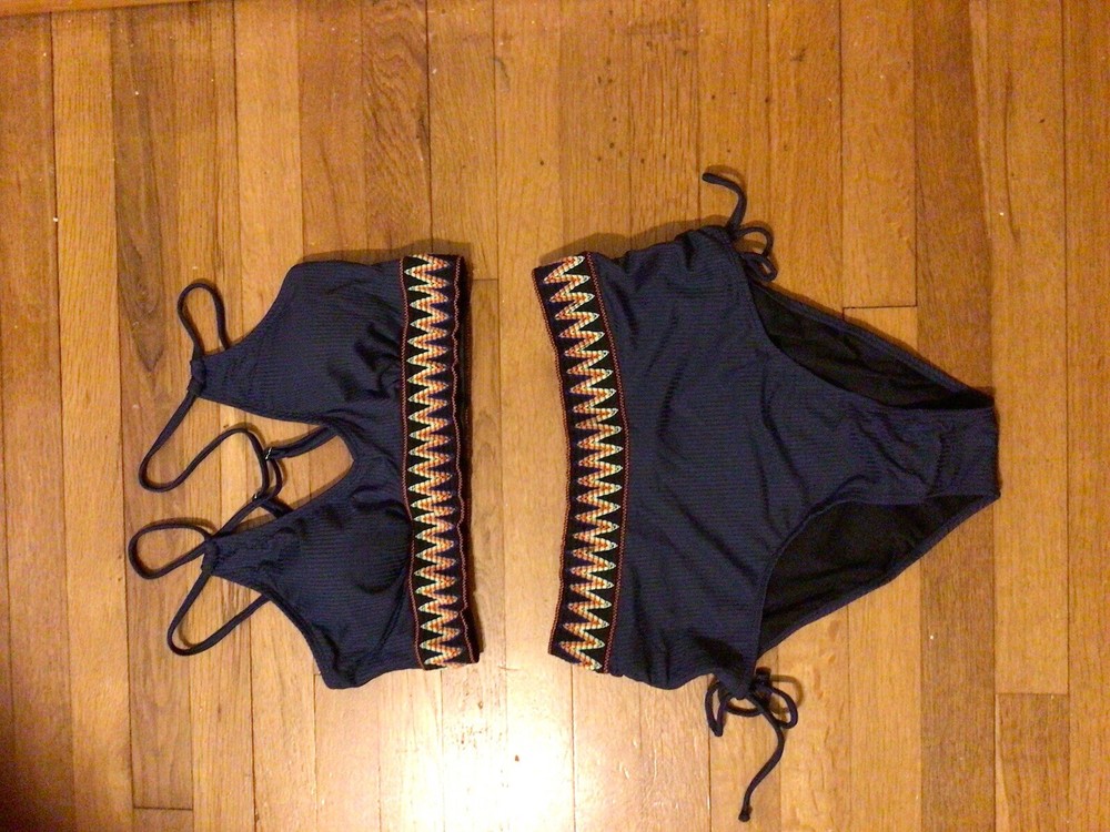 Bikini De Mujer , Color Negro , Talla L