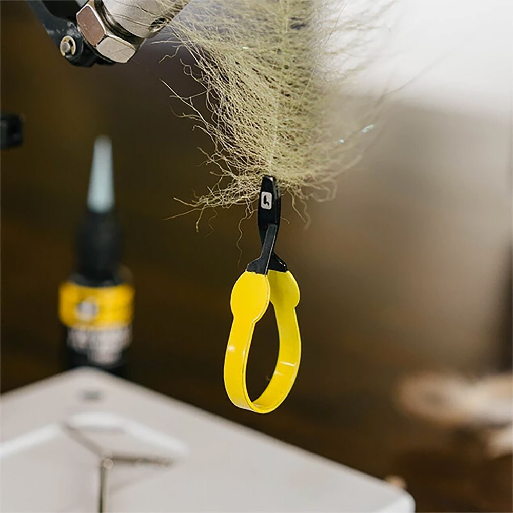 LOON ERGO HACKLE PLIER - Fly Tying Grip Tool NEW!
