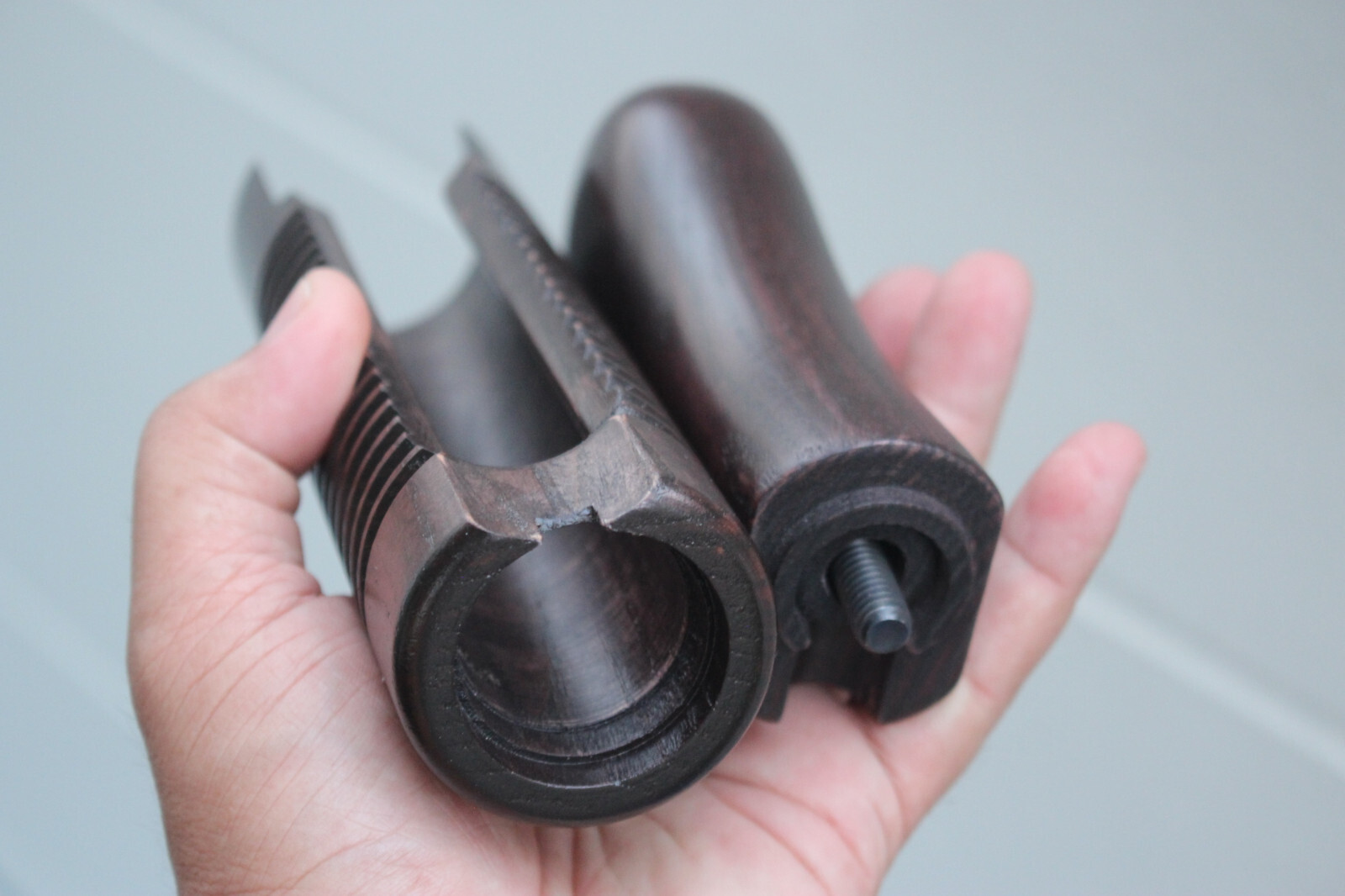 MOSSBERG SHOCKWAVE MODEL 590 12 GA FOREND & WOOD STOCK FURNITURE VTG NICE GIFT