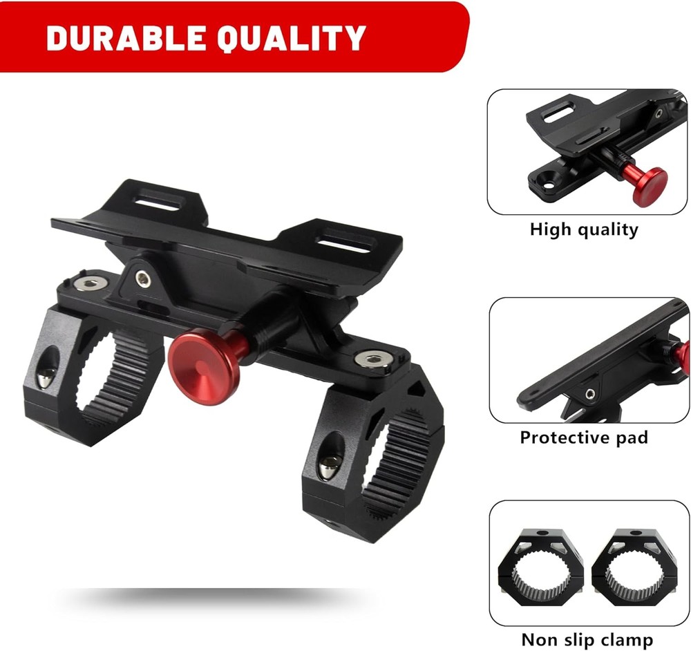 UTV Fire Extinguisher Mount Kit - Aluminum Adjustable Quick Release Roll Bar Car