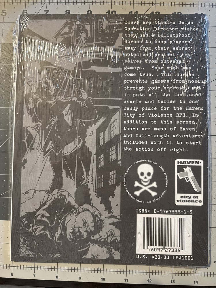 Bulletproof Screen: Game Operation Director Screen and Sourcebook sealed