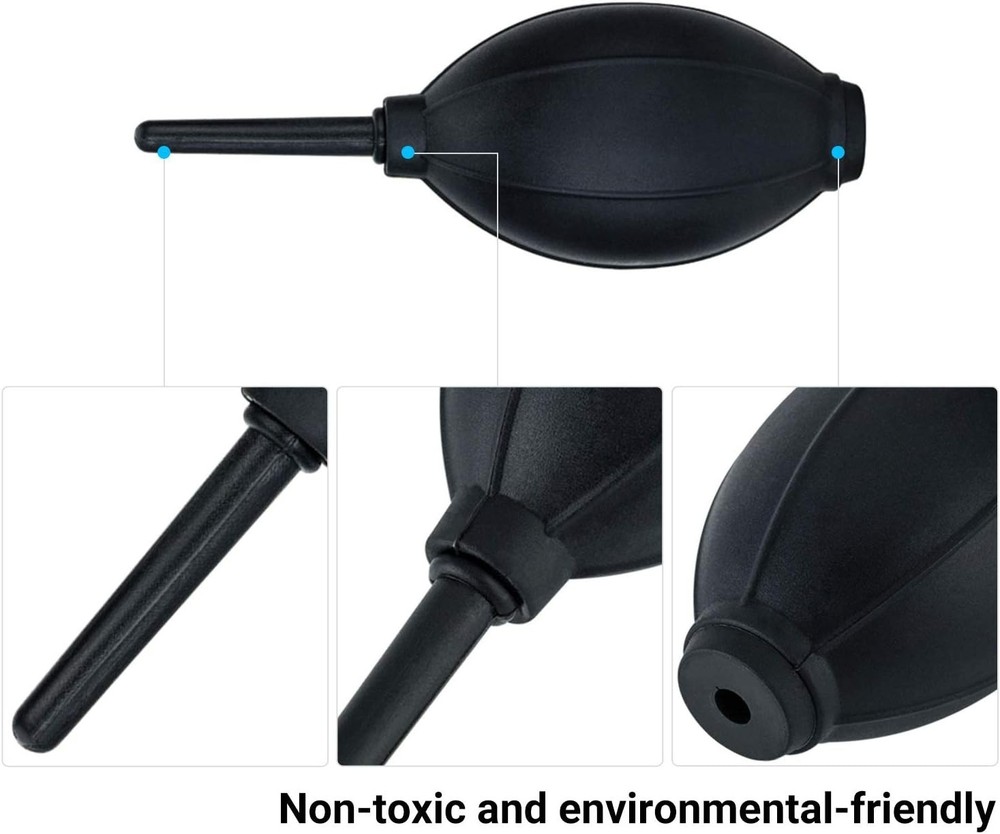 Soft Tip Silicone Super Air Blower Blaster Pump Dust Cleaner Include Micro Fi...