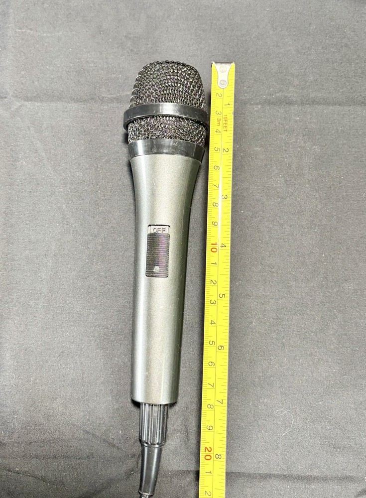 🚨 Singing Machine Wired Microphone Karaoke Unidirectional Dynamic Vocal Mic 🎤