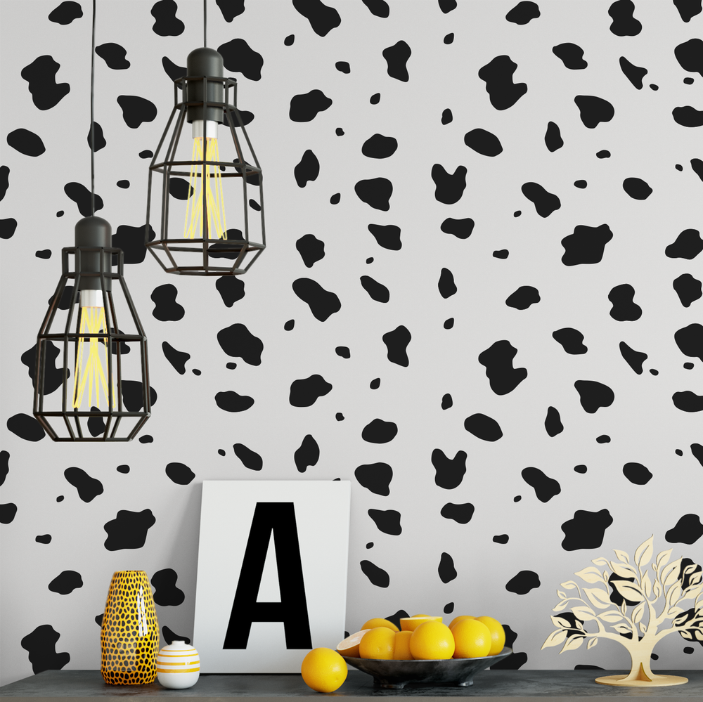 Dalmatian Spots Stencil - Durable & Reusable Mylar Stencils