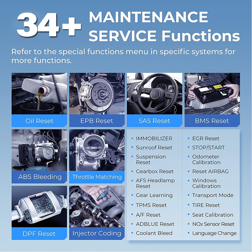 TOPDON Phoenix Lite 2 Bi-directional OBD2 Scanner Diagnostic Tool Key Coding