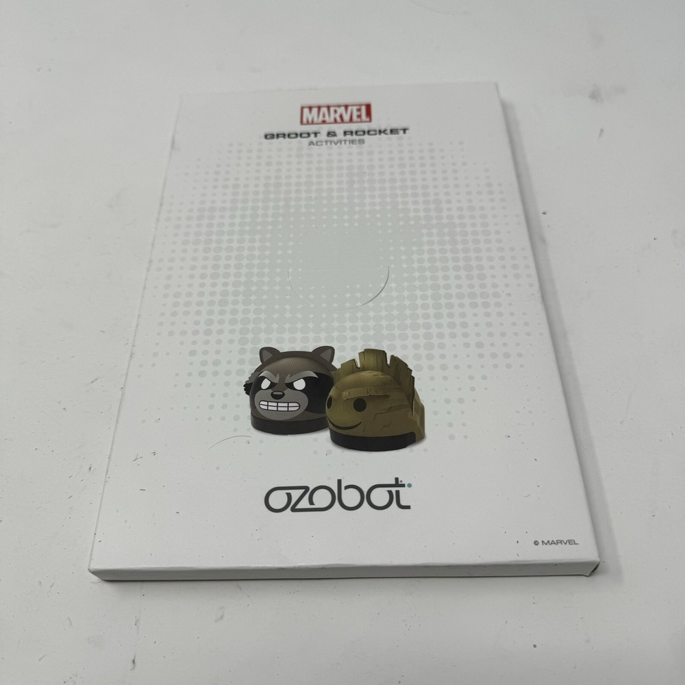 Marvel Ozobot Bit Groot And Rocket Robotics Starter Pack Activities Only READ