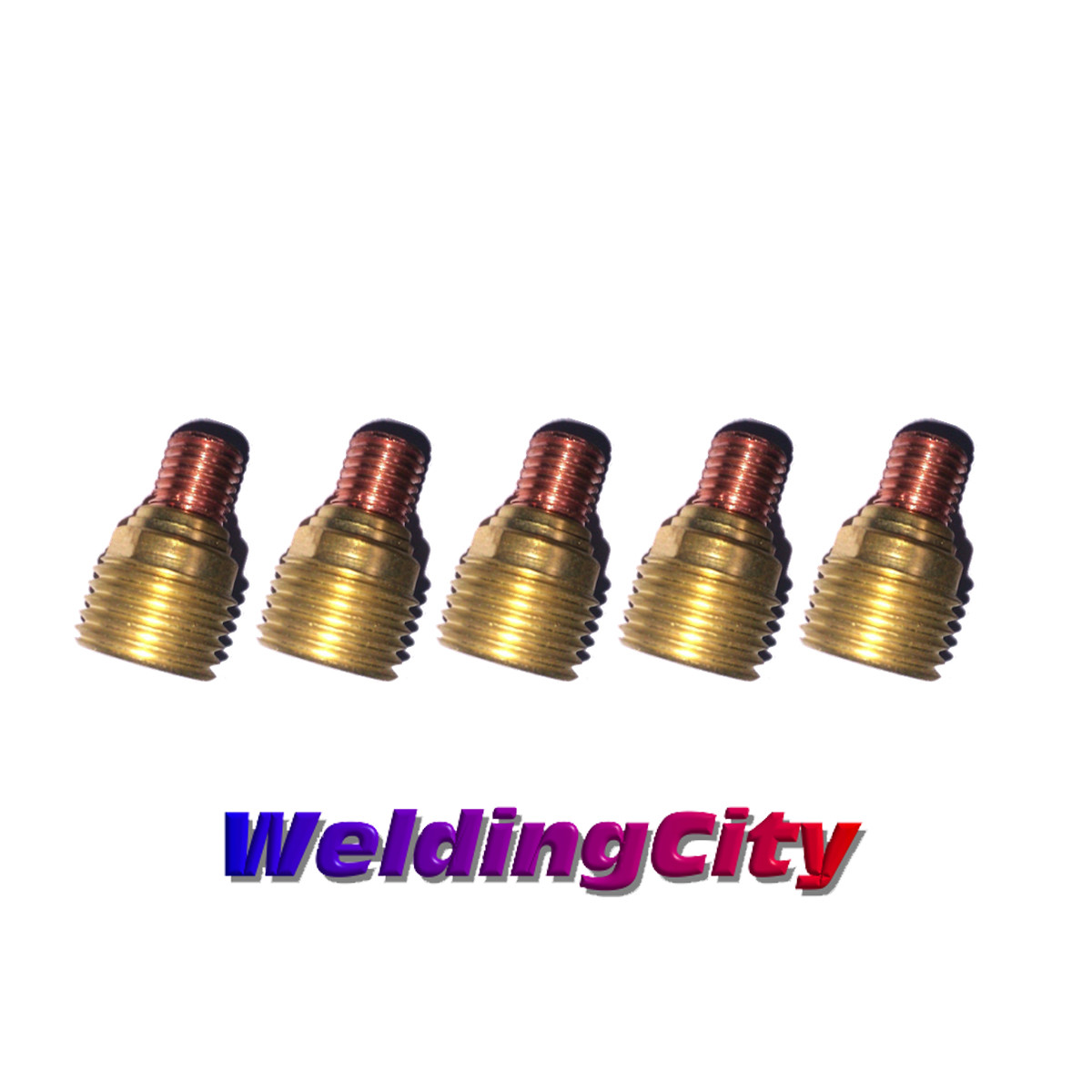 WeldingCity® 5-pk Gas Lens Collet Body 45V44 3/32" for TIG Welding Torch 9/20/25