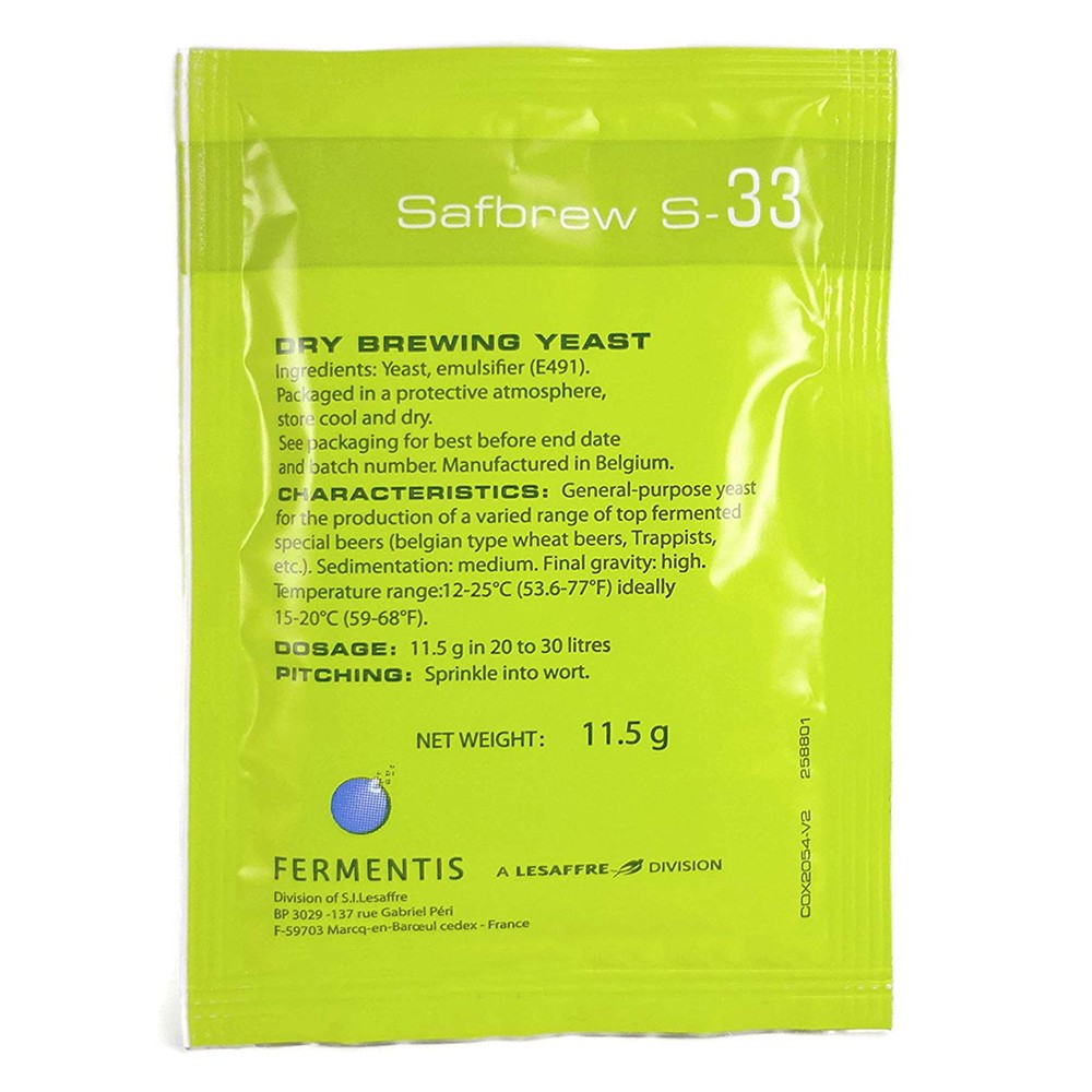 Safbrew S-33 (11.5 g Pack)
