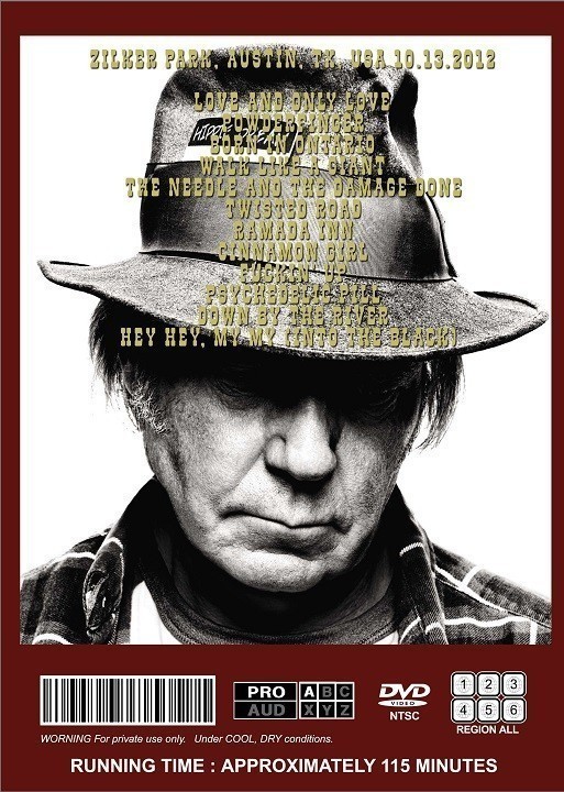 (N101)NEIL YOUNG / AUSTIN, TX 2012. 1DVD