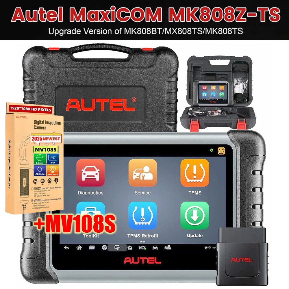 Autel Scanner OBD2 MK808Z-TS Automotive Diagnostic Code Reader Bi-Directional