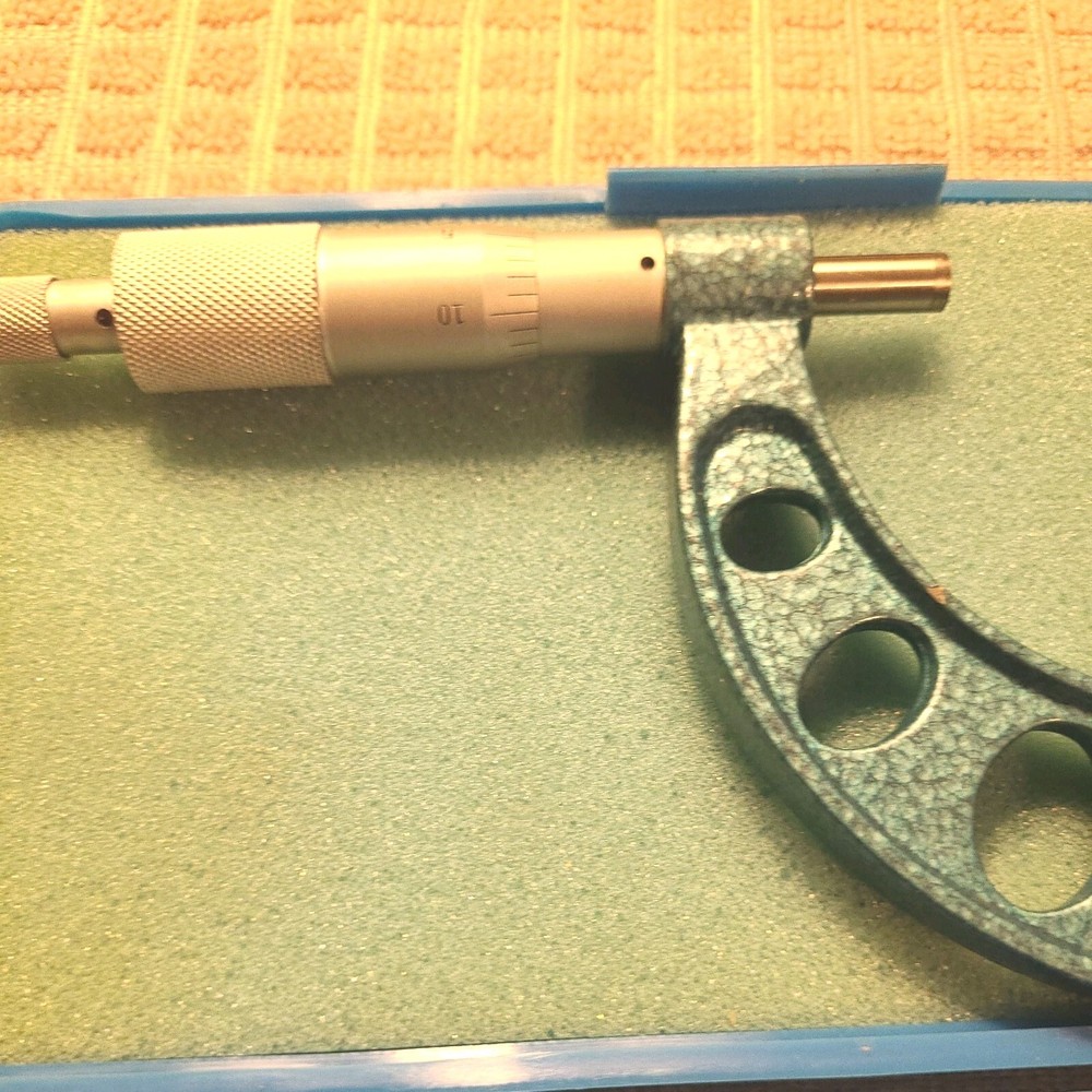 Draper Outside Micrometer Tool, 2-3" Range, .001" Graduation, Case & Wrench
