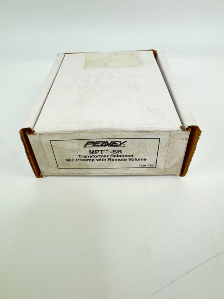 Peavey MPT-SR Transformer Balanced Mic Preamp with Remote Volume