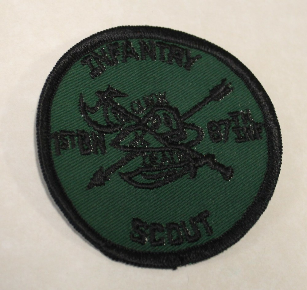 87th Infantry 1st Battalion Scout Army Patch