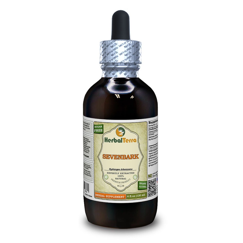 Sevenbark (Hydrangea Arborescens) Tincture Dried Root Liquid Extract