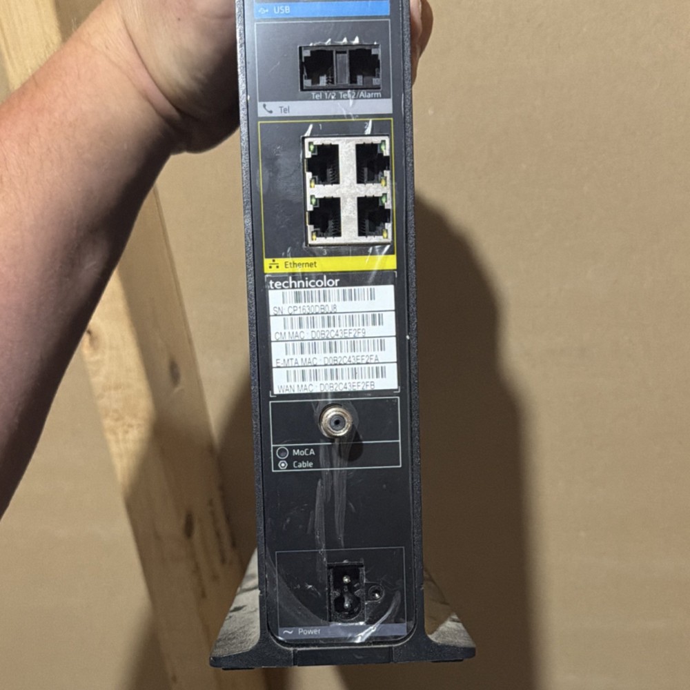 ARRIS Dual-Band Cable Modem-Router Combo Wireless Ethernet Black