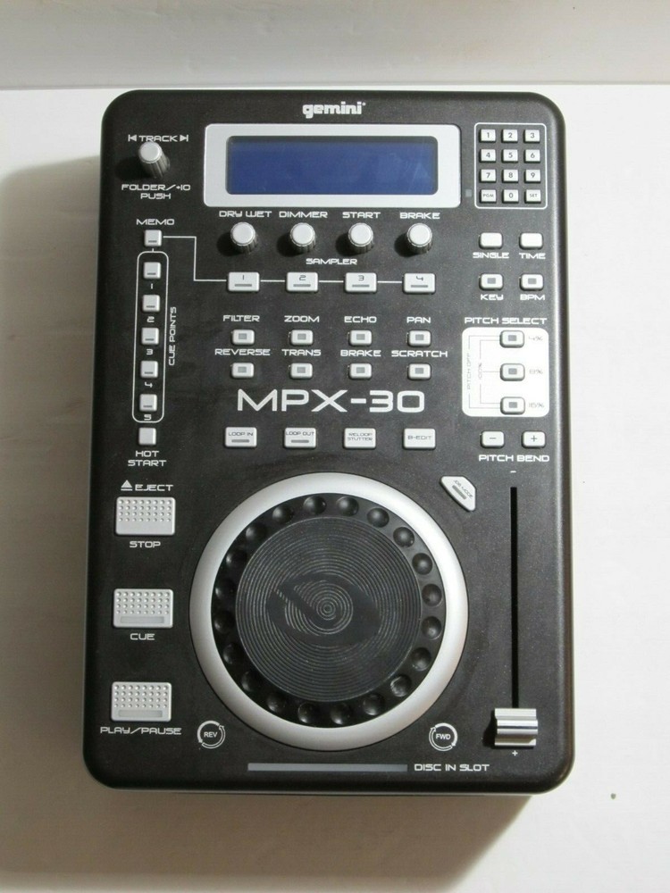 Rare Gemini MPX-30 CD/MP3 Player. Read