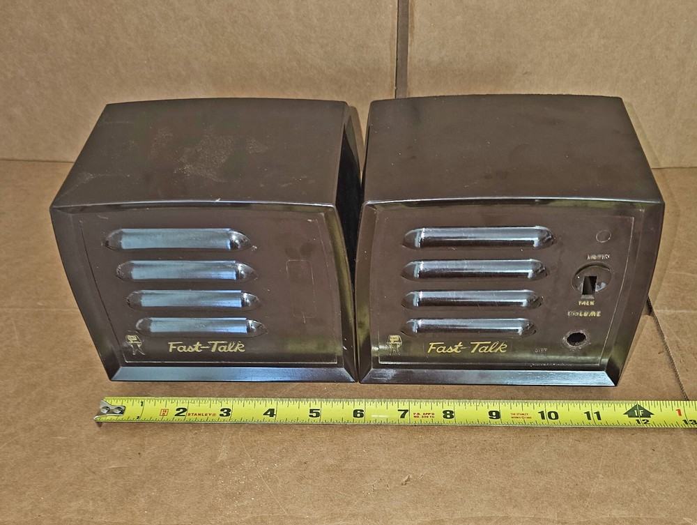 Empty Bakelite Cases for DIY Project - 6 x 4 x 5" each