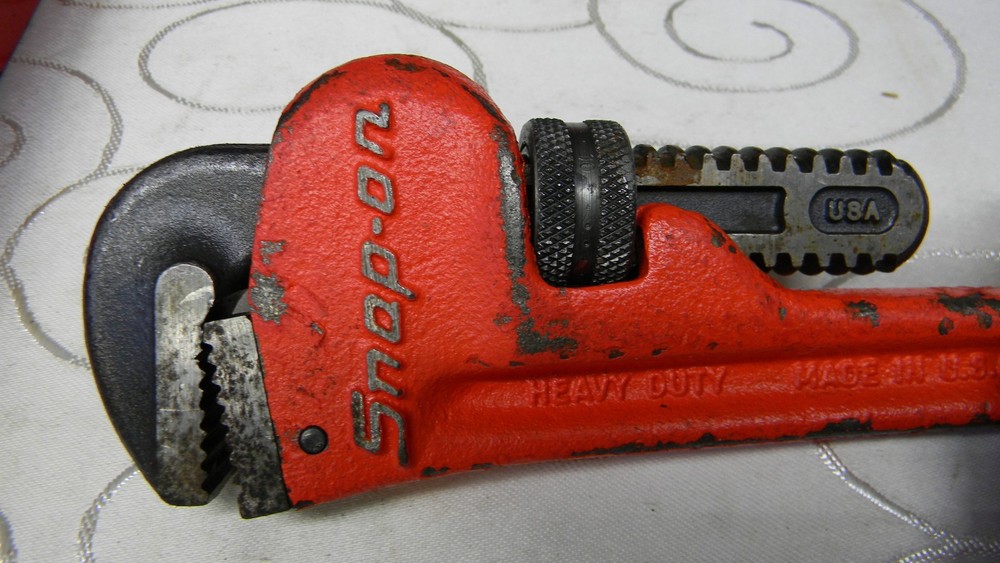 SNAP-ON 10" EXTERNAL PIPE WRENCH #PW10C