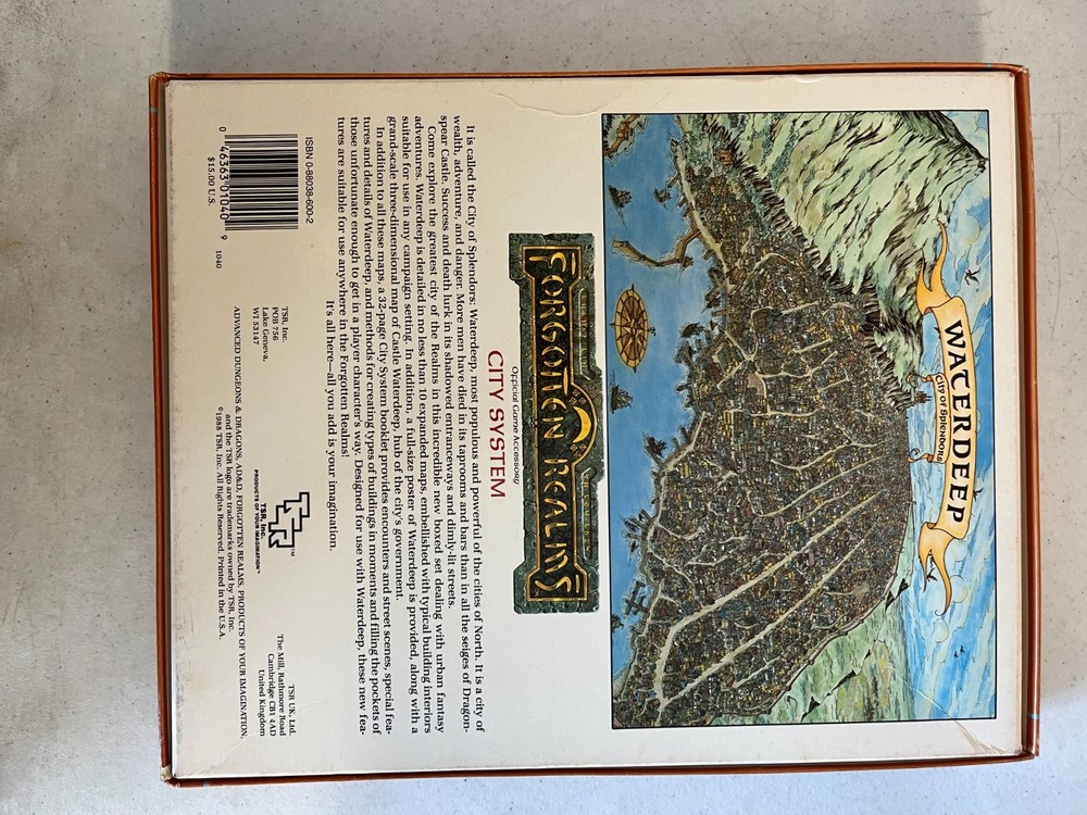 Forgotten Realms City System (1988) - AD&D 2E