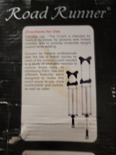 Folding Road Runner Therapeutics Crutches