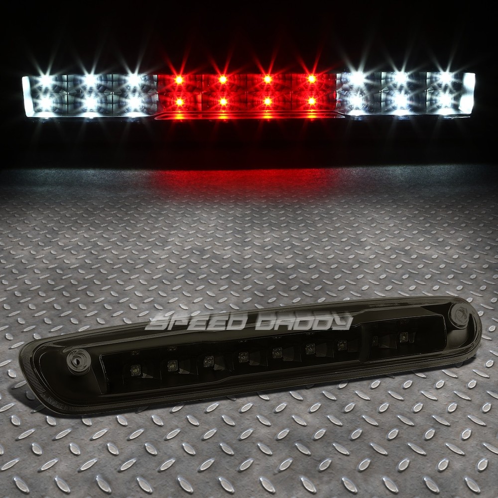 [2-ROW LED]FOR 07-14 SILVERADO SIERRA THIRD 3RD TAIL BRAKE LIGHT STOP CARGO LAMP