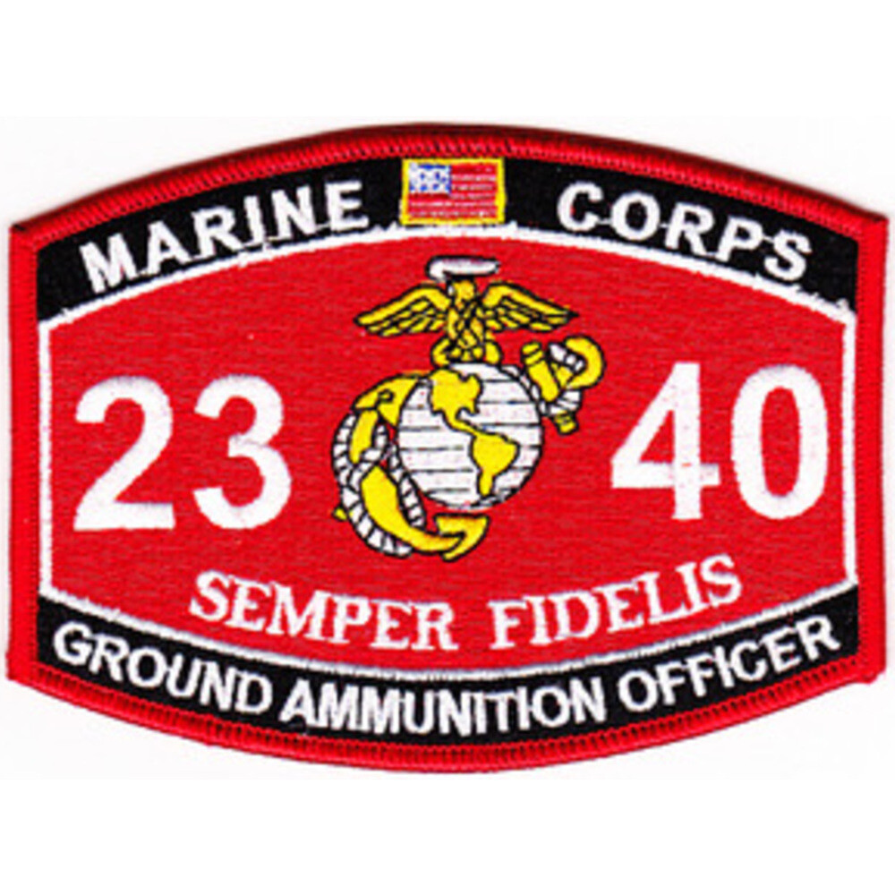 2340 Ground Ammunition Officer MOS Patch