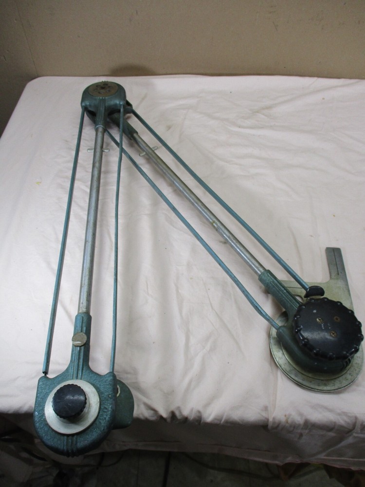 Vtg Vemco Mechanical Drafting Right Angle Machine Mounted Desk Tool B21145 28"