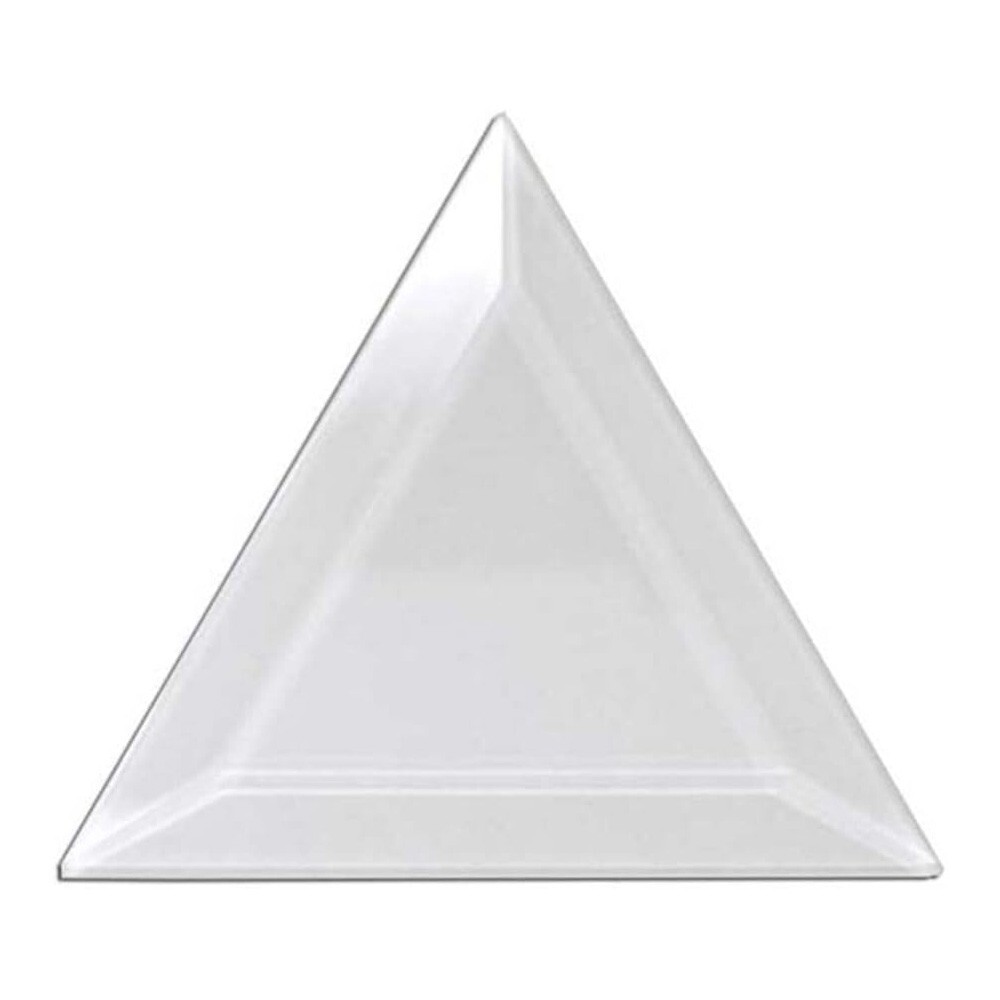 5" Clear Triangle Glass Bevel  10Pack