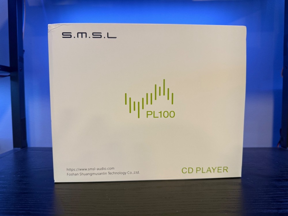 SMSL PL100 Digital CD Player for MQA Decoding Headphone Amp w/ Remote Control