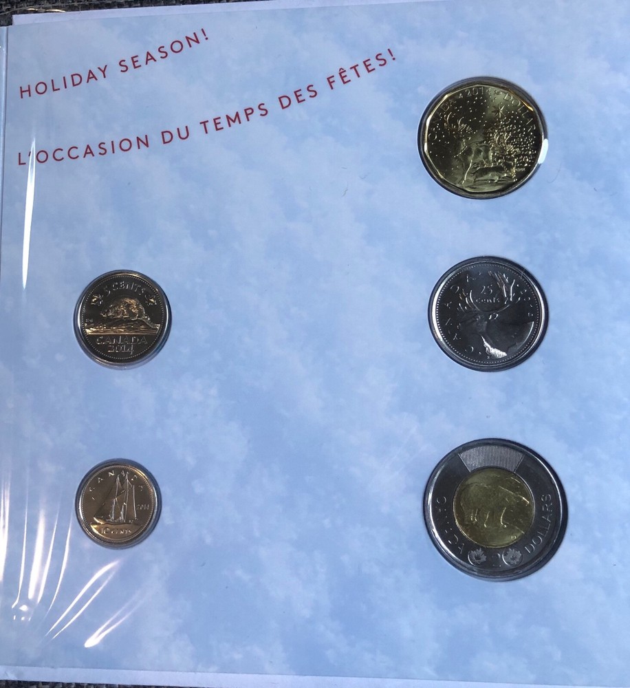 2014 Canada Holiday Gift Coin Set - 🇨🇦
