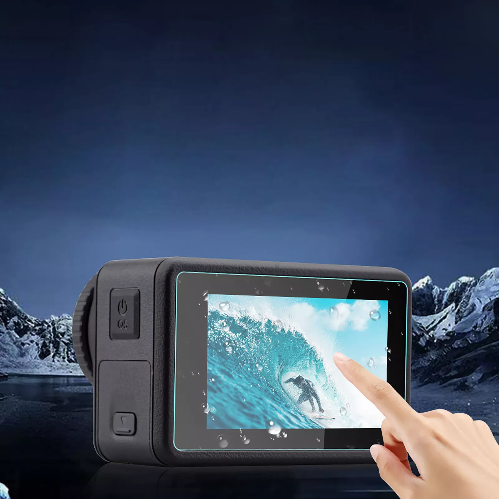 For DJI OSMO ACTION 4 Camera Screen Protector Lens HD Tempered Glass Film