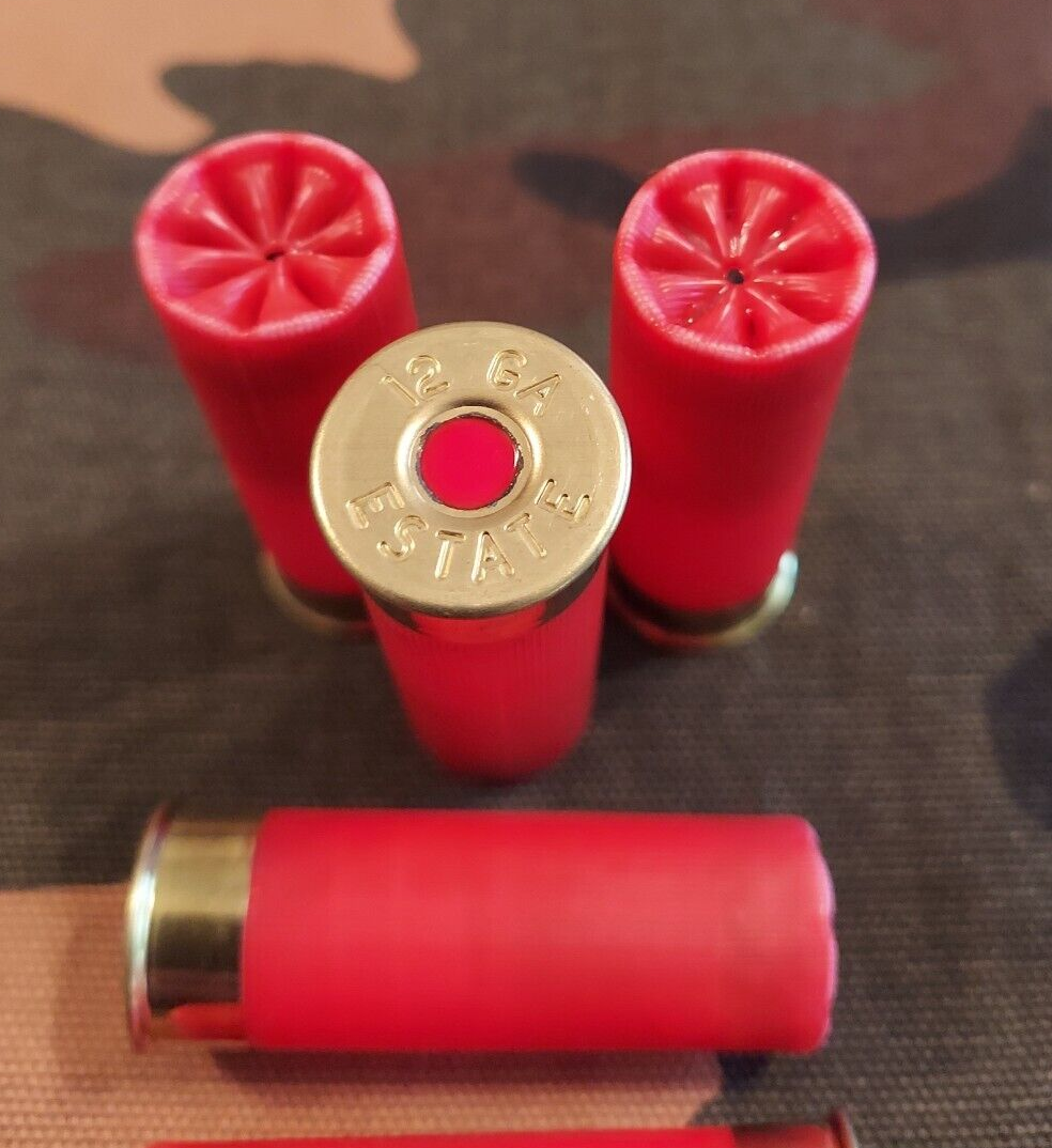 12 GAUGE 2 3/4" 1oz. SNAP CAPS DUMMY TRAINING ROUNDS SET OF 5 "SAFETY RED"