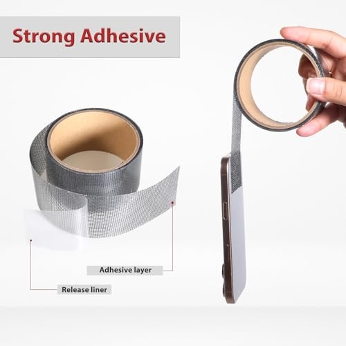 Window Screen Tape Repair Waterproof Strong Adhesive Mesh Patch Tape Screen