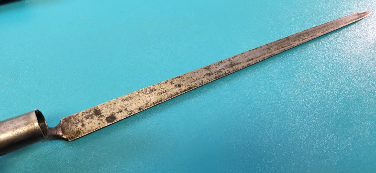 US Musket Model 1854 Socket Bayonet Remington Conversion + Scabbard TR1234