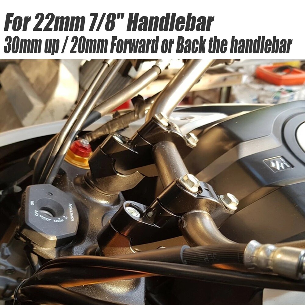 For Vstorm 1000 DL1000 Handle Bar Riser Clamp Extend Handlebar Adapter Mount