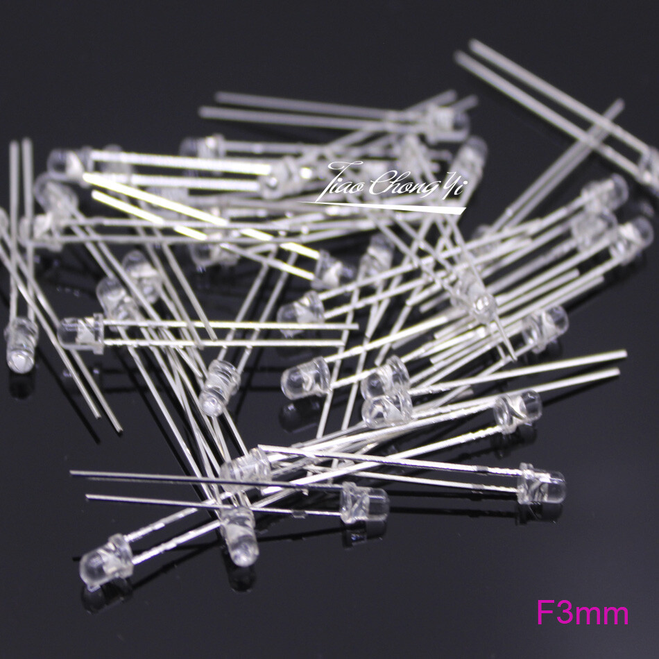 5mm 3mm light-emitting diode Round Ultra Violet LED UV Light 365nm 395nm lamp