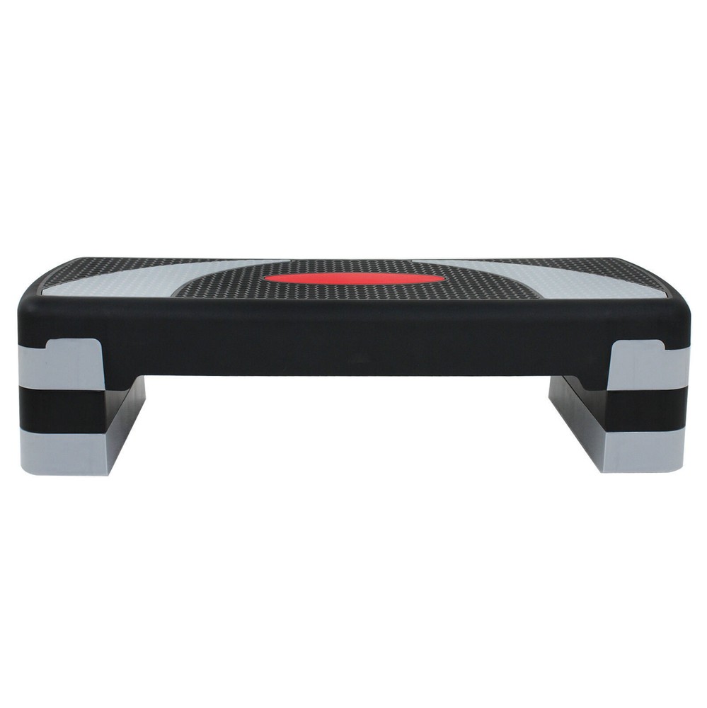 16"/28"/31"/43" Adjustable Exercise Step Platform Non Slip Surface w/ Risers