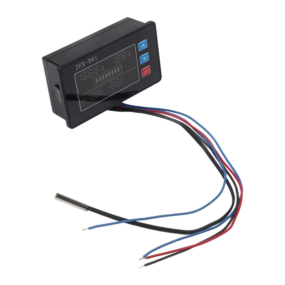 DC9V to 100V Digital Temperature Control Voltage Electricity Meter with Display