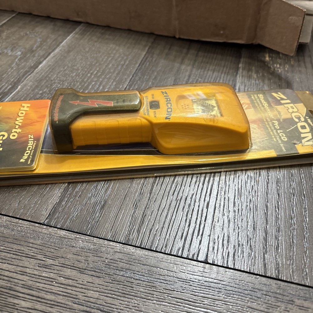 Zircon Studsensor Pro SL-AC Deep Scanning Stud Finder W/ Wire Warning Detection