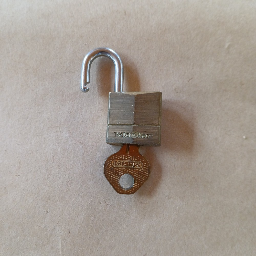 Vintage Master Padlock & Key