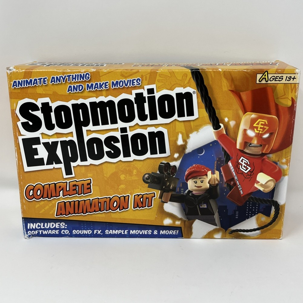 Stopmotion Explosion: Stop Motion Animation Kit w/ Full HD 1080P Camera & Book