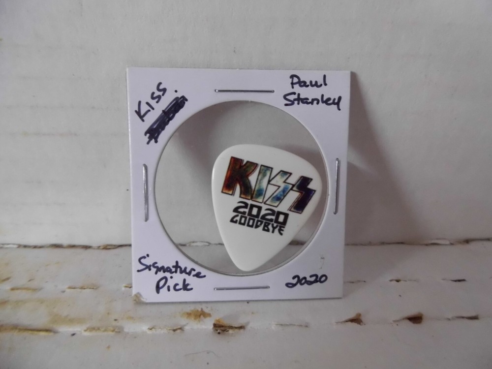 KISS "PAUL STANEY" 2020 SIGNATURE GUITAR PICK~READ DESCRIPTION (#17/6)