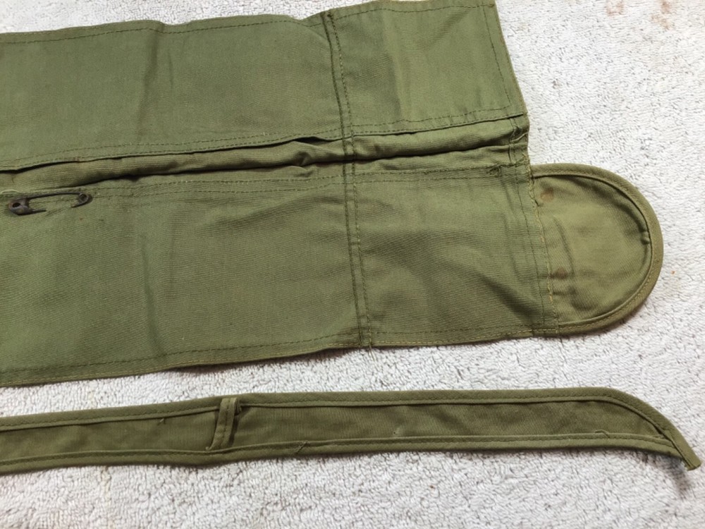 WW2 OD Money/Document Pouch Belt