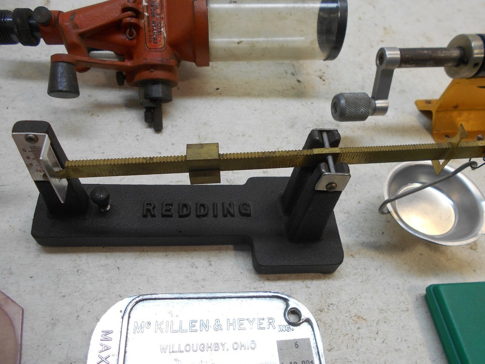 reloading tools redding scale lyman powder measure forster case trimmer +