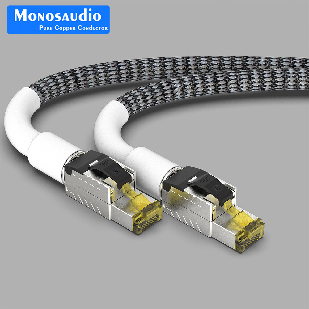 OFC Copper Ethernet Cable Cat8 Speed Lan Cable CAT8 RJ45 Network Patch Cable