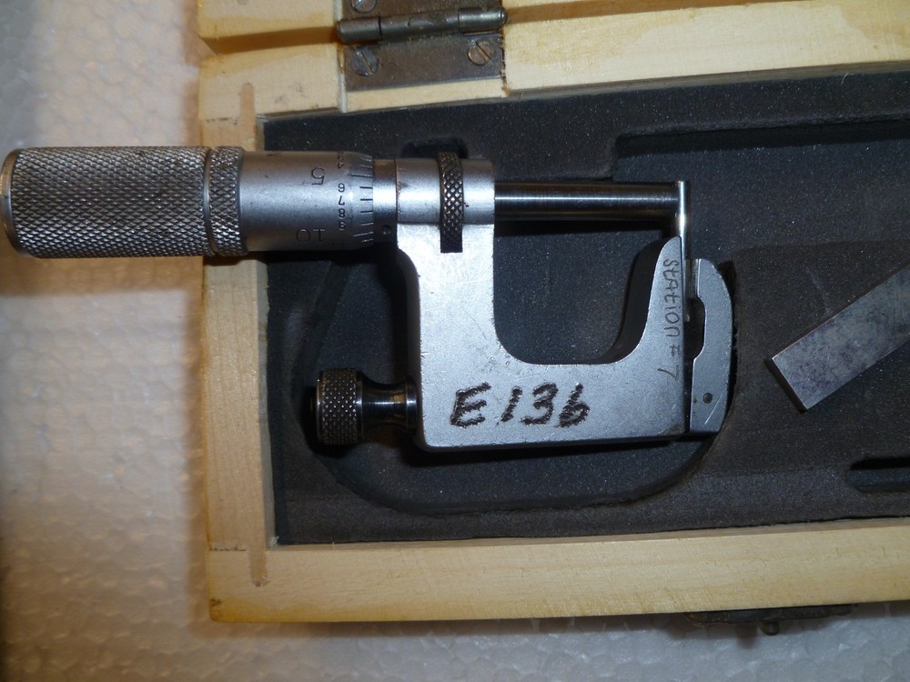 STARRETT 0-1 MULTI ANVIL MICROMETER