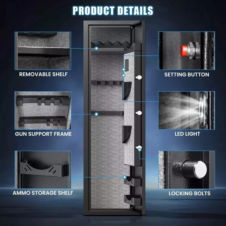 Fireproof Waterproof Gun Safe, Digital Quick Access - Brand New