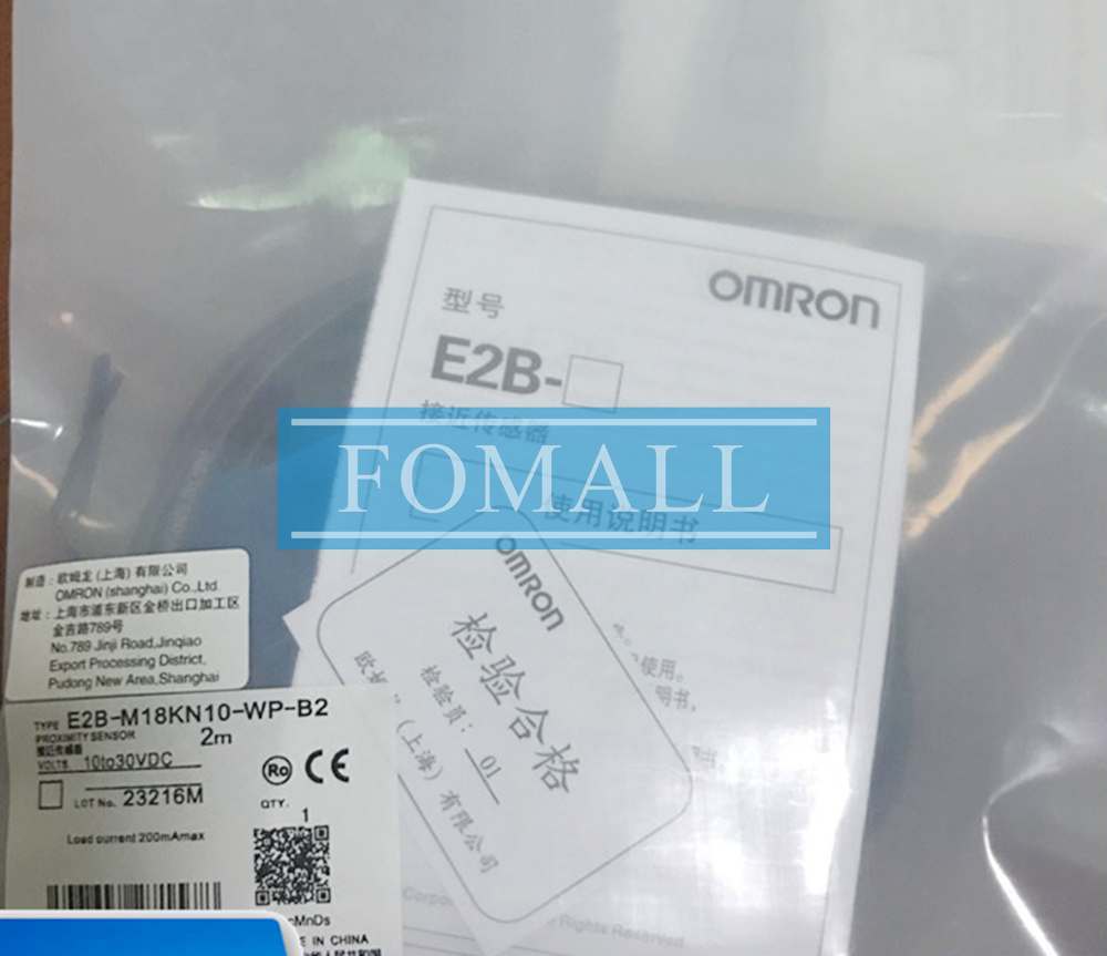 1Pcs New Proximity switch sensor E2B-M18KN10-WP-B2 2m