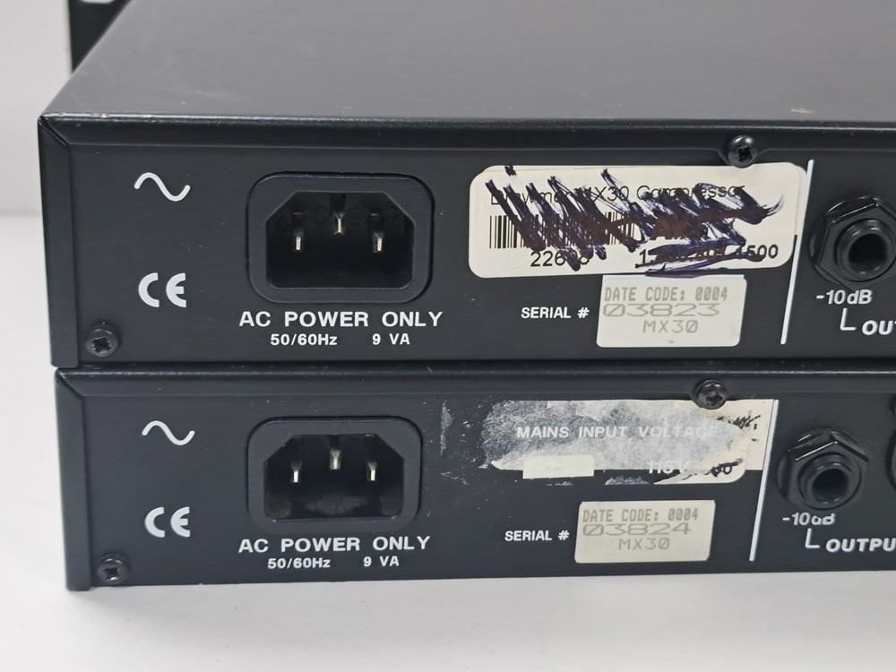 Drawmer MX30 Dual-Gated Compressor/Limiter