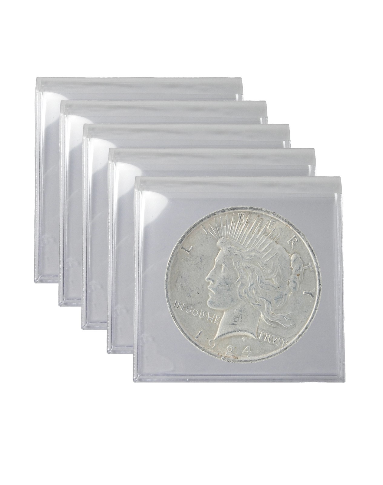 Silver Peace Dollar Cull 1922-1935 Lot of 5 S$1 Coins